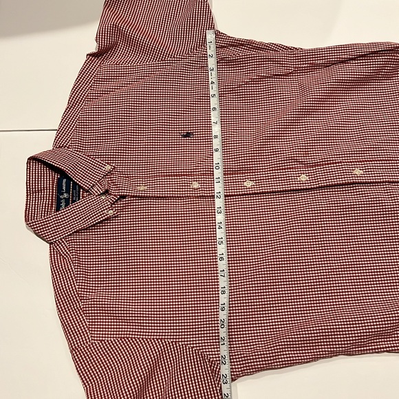 Ralph Lauren Blake Red checkered Short Sleeved Button Down Shirt Small - Picture 6 of 6